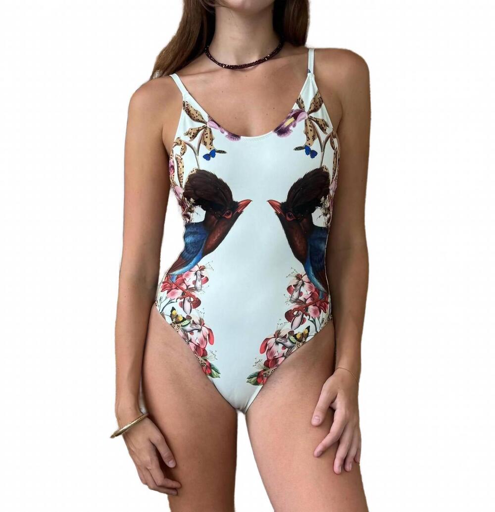 NEW CAROLINA K women's marietta one piece in divine birds